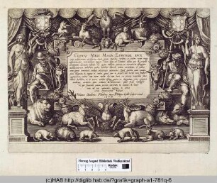 Widmungsbild für Cosimo de Medici.