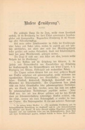 Unsere Ernährung