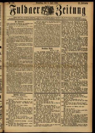Ausgabe vom Samstag, den 08. Juli 1893.