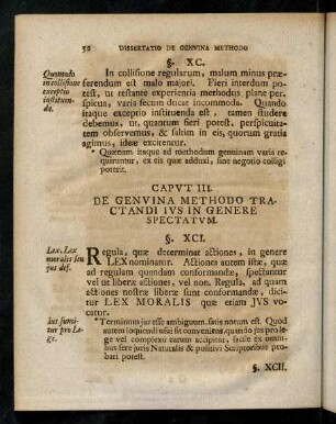 52-56, Kapitel III: De genvina methodo tractandi ius in genere spectatum