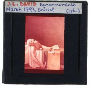 David, Der Tod des Marat