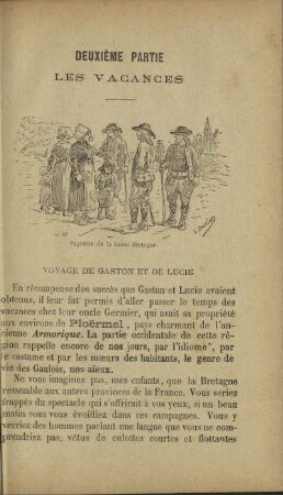 Deuxième partie. Les vacances