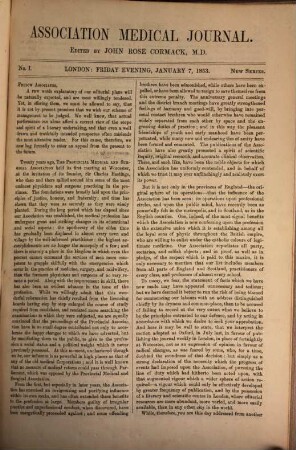 Association medical journal. 1853, 1853