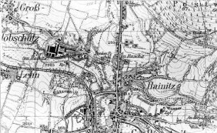 Großpostwitz-Hainitz. Meßtischblatt, Sekt. Bautzen, Nr. 4852