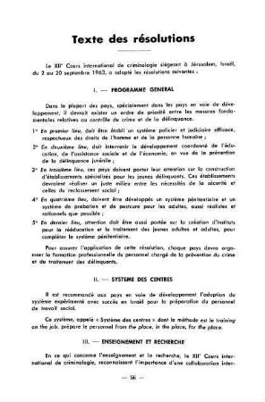 56-57, Texte de résolutions