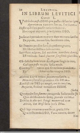 In Librum Levitici.