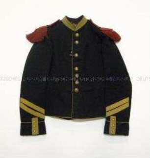 Uniformrock Modell 1860 für Unteroffiziere (Sergent), Linieninfanterie-Regiment Nr. 63, Frankreich