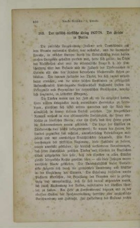 163. Der russisch-türkische Krieg 1877/78. Der Friede zu Berlin