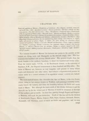 Chapter XVI. Extent and population of Marwar. - ...