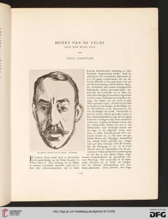 Henry van de Velde und der neue Stil