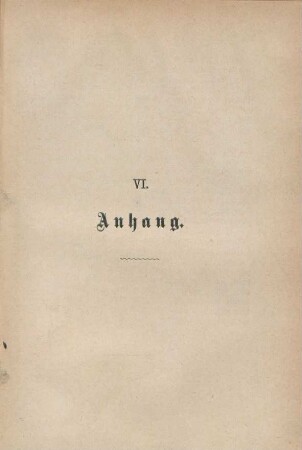 VI. Anhang