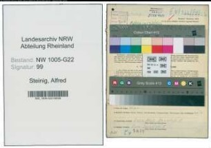 Entnazifizierung Alfred Steinig , geb. 07.09.1903 (Gehilfe)