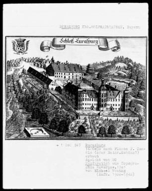 Eurasburg (aus Topographia Bavariae, 1701)