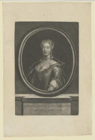 Bildnis der Christina Elisabetha