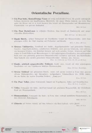 Orientalische Porzellane (Nr. 78 - 87)