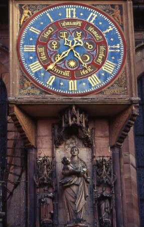 Strasburg - Baudetail am Münster : Baudetail am Münster in Strasburg, aufgenommen ca. 2001