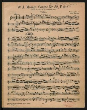 Violine[, KV 376]
