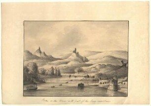Bonn on the Rhine with part of the Seven Mountains