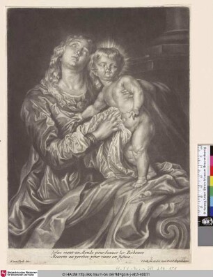 [Jungfrau Maria mit dem Christuskind; The virgin with the child]