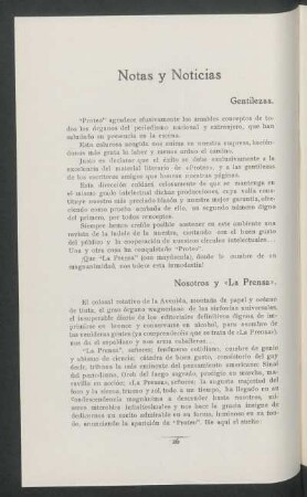 Nosotros y "La Prensa".