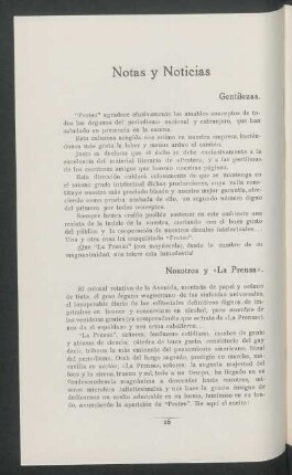 Nosotros y "La Prensa".