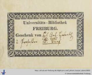 [Provenienz]: Ruef, Johann Kaspar Adam