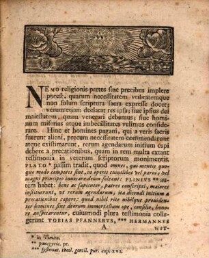 Dissertatio de usu orationis dominicae apud veteres Christianos