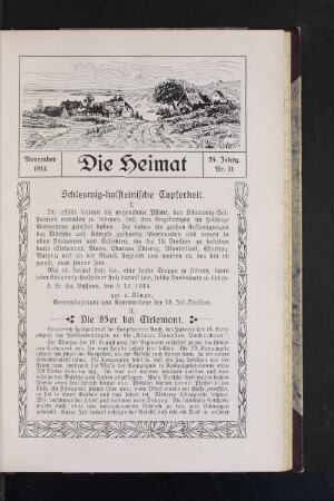 November 1914, 24. Jahrg. Nr. 11