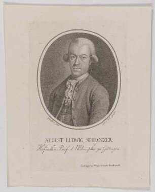 Bildnis des August Ludwig Schloezer