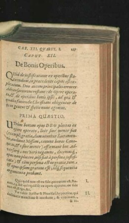Caput XII. De Bonis Operibus.