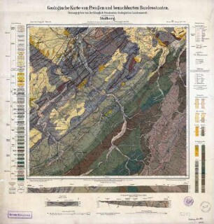 [5203] Stolberg, Geologische Karte von Preußen und benachbarten Bundesstaaten