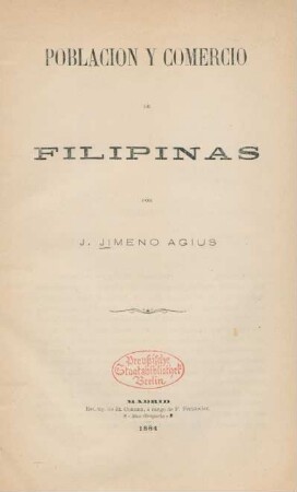 Población y comercio de Filipinas