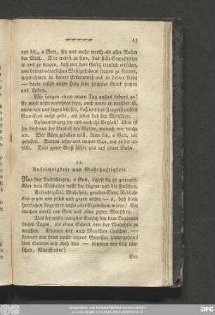 11. Aufrichtigkeit und Wahrhaftigkeit.