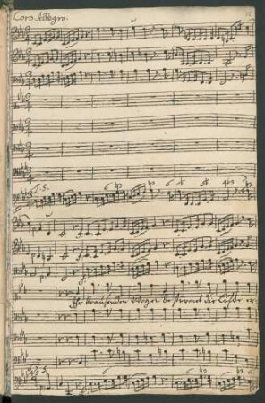 Ihr brausenden Wogen; Coro, strings, bc; LorB 518