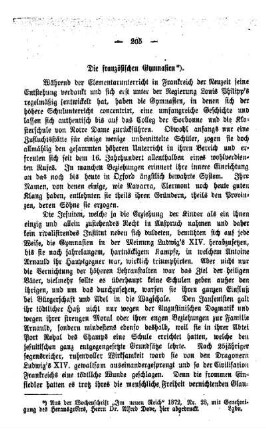 Die französischen Gymnasien