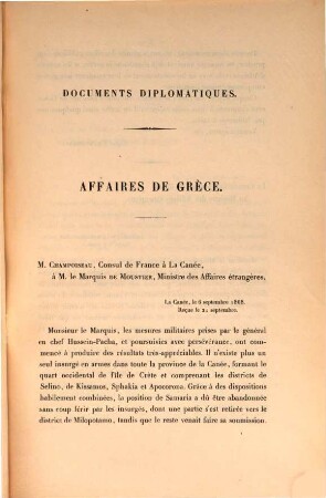 Documents diplomatiques de la France : (Ministère des) Affaires étrangères, 49