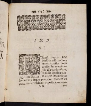 3-16, I. N. D. §. I. - §. VIII. Corollaria.