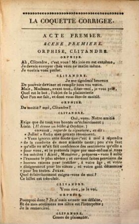 La Coquette corrigée : comédie en 5 actes et en vers