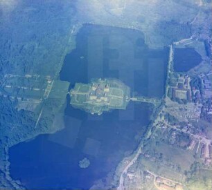 Schloss Moritzburg in Sachsen : Blickrichtung Osten