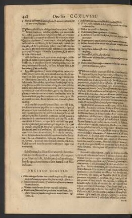 Decisio CCXLVIII.