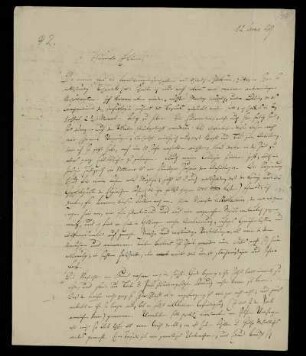 Nr. 88: Brief von Karl Otfried Müller an seine Eltern, Göttingen, 12.6.1829