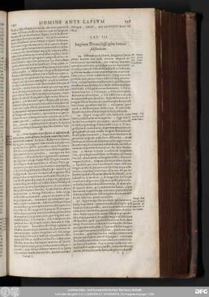 Cap. III. Imaginem Dei non fuisse ipsam hominis substantiam.