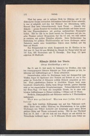 Kämpfe südlich der Vesle