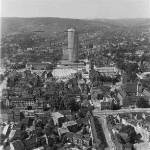 Innenstadt von Jena : Blickrichtung Osten