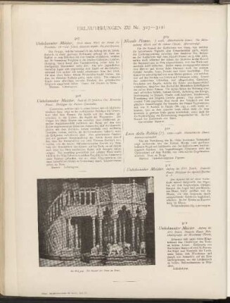 Erläuterungen zu Nr. 307 - 312: