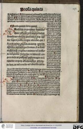 Prosa quinta libri quinti