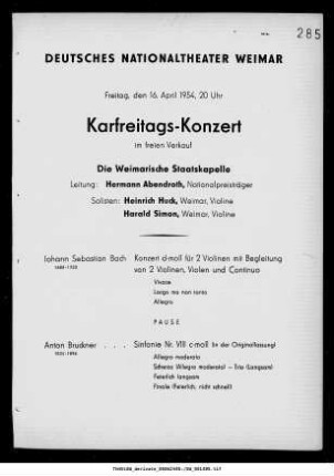 Karfreitags-Konzert