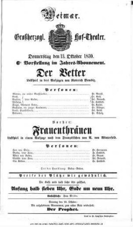 Frauenthränen