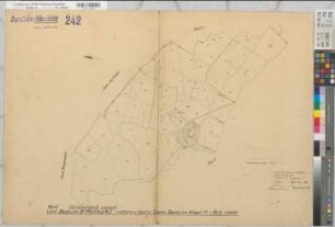 Beckum Ksp. u.Stadt (Beckum), Umlegung Beckum, Bl.2 Schätzungs- und Urkarte I Ksp. Beckum Flur 1,2