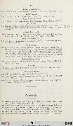 Convolute (Nr. 1305-1317)